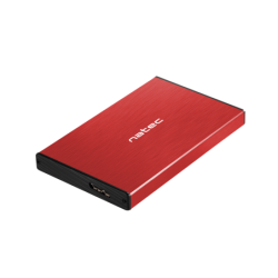CAJA EXTERNA NATEC RHINO GO DISCO DURO 2,5" USB 3.0 SATA ROJA