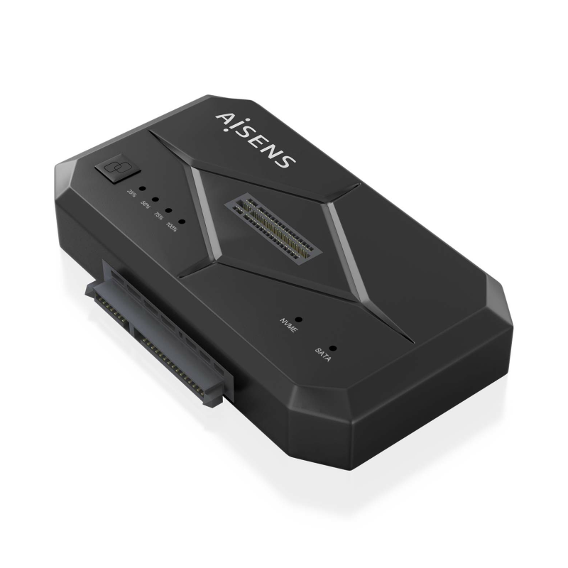 ESTACION DOCKING AISENS SATA 2.5/3.5 M.2 NVME A USB 3.1 GEN1 CLONE