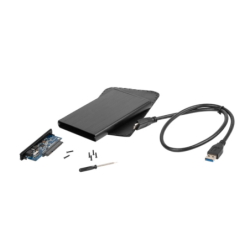 CAJA EXTERNA NATEC RHINO DISCO DURO 2,5" USB 2.0 SATA NEGRA