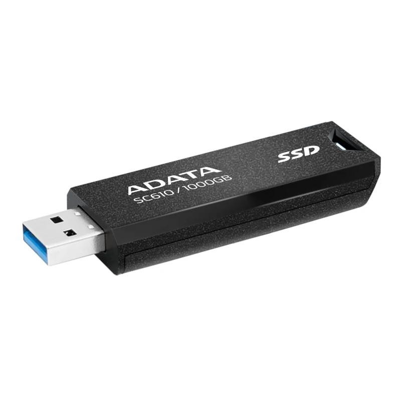 ADATA SC610 SSD Externo 1TB USB 3.2 Gen2 Negro ADATA SC610 SSD Externo 1TB USB 3.2 Gen2 Negro