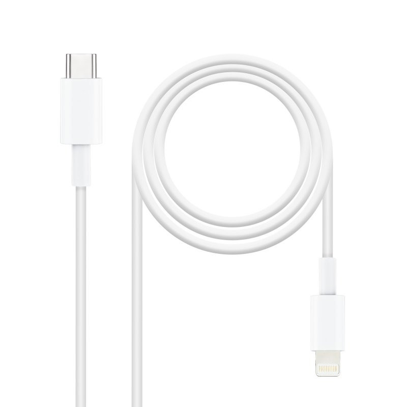 Nanocable Cable Lightning a USB-C 2 metros Nanocable Cable Lightning a USB-C 2 metros